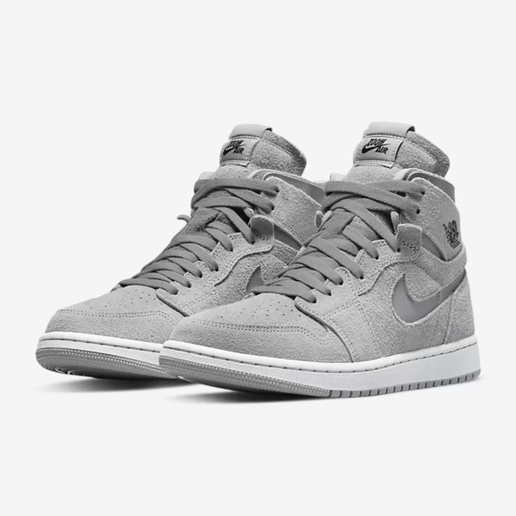 Womens jordan 1 grey suede - Picture 2 of 5